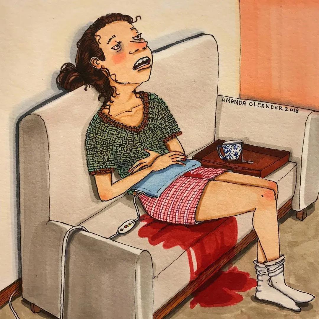 情侣两个人日常生活照片,情侣间的生活插画图片