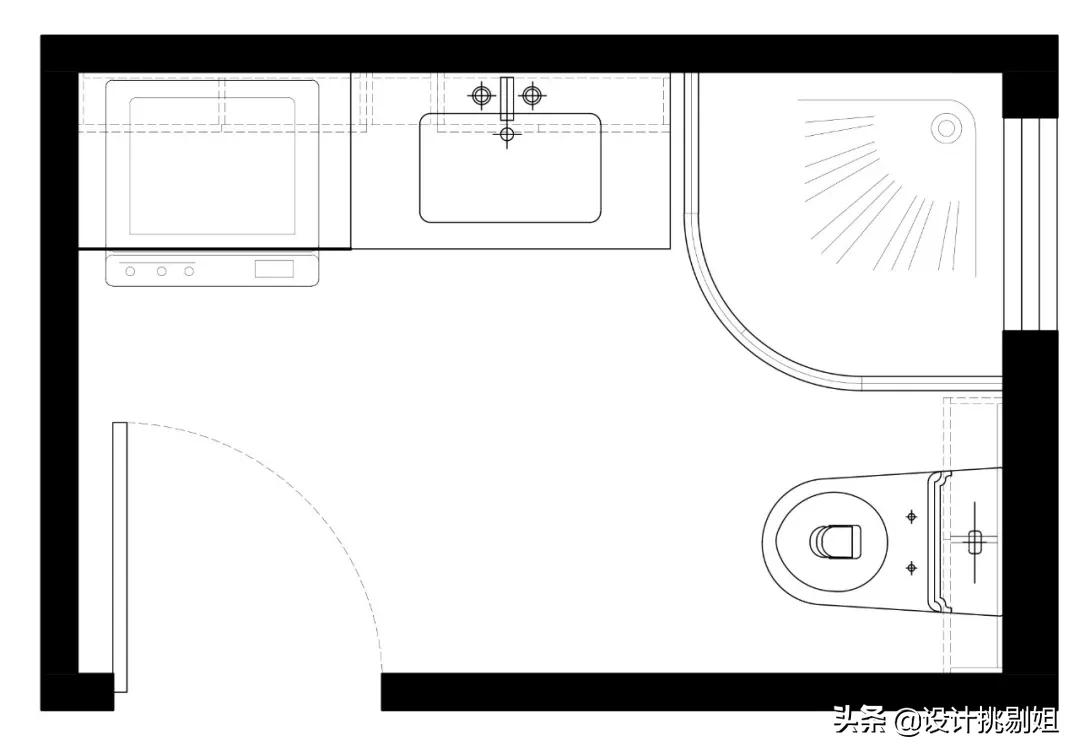 3平米卫生间怎么布置最好,3.1平米卫生间如何增加收纳