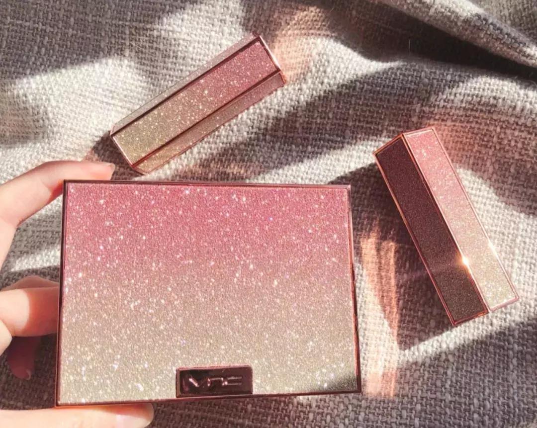 novo液体眼影试色好闪亮仙气十足,四色仙气紫色眼影盘