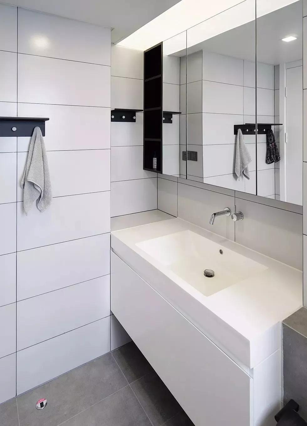 没有镜柜的卫生间收纳,镜柜收纳