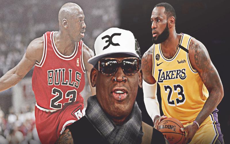 詹姆斯和乔丹的争论原声,詹姆斯对罗德曼的评论