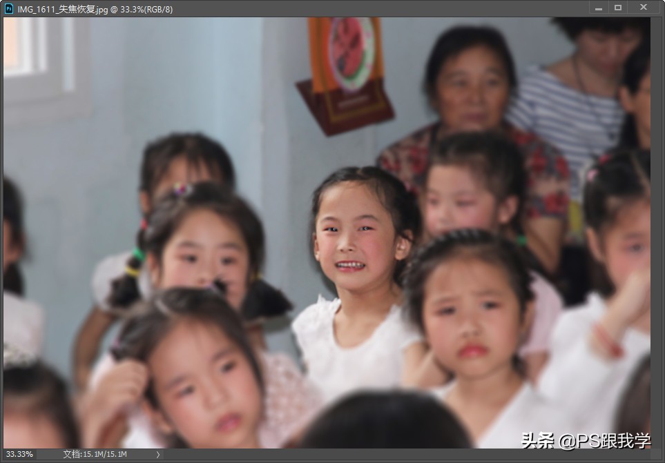 ps人像模糊照片怎么修复清晰,照片逆光人物太模糊怎么办