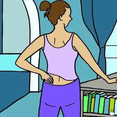 肚子疼腰疼是什么性质的卵巢囊肿,卵巢囊肿引起的肚子疼怎么回事