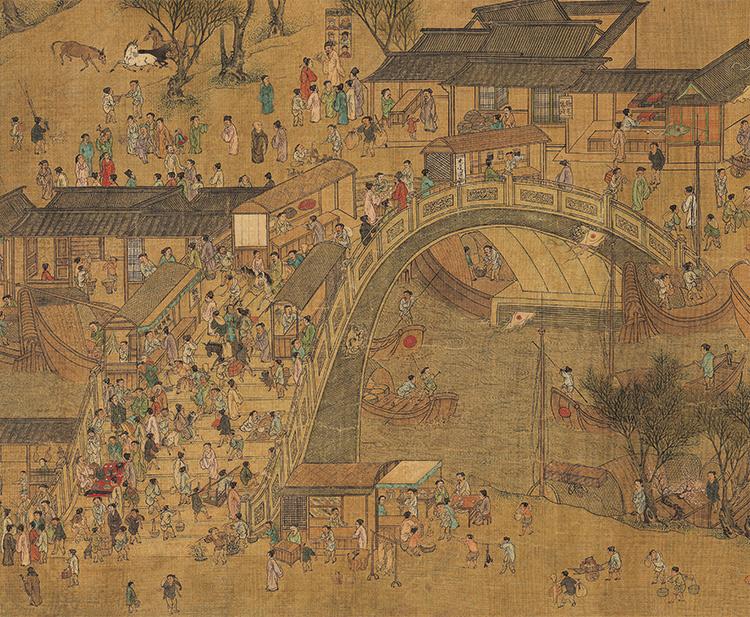 和清明上河图媲美的清人画,和清明上河图齐名的画作