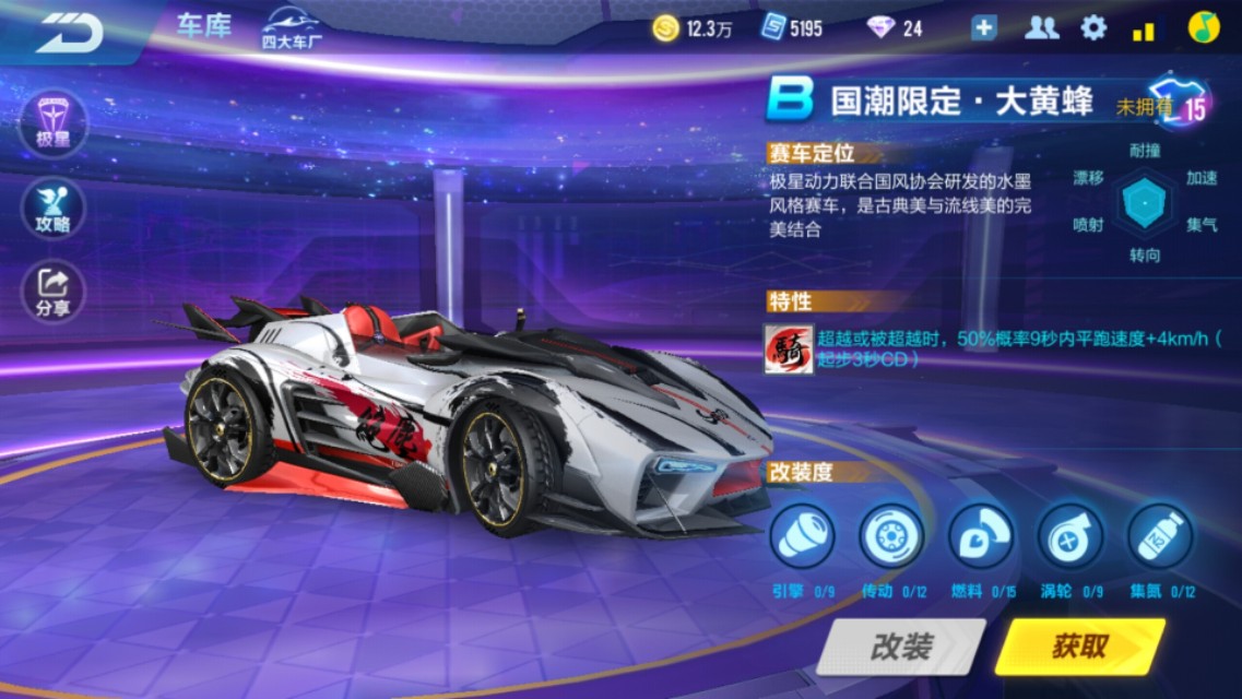 qq飞车大黄蜂全改推荐,qq飞车国潮大黄蜂值多少钱