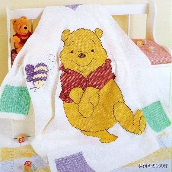 编织宝宝毯教程,编织漂亮婴儿卡通毯子