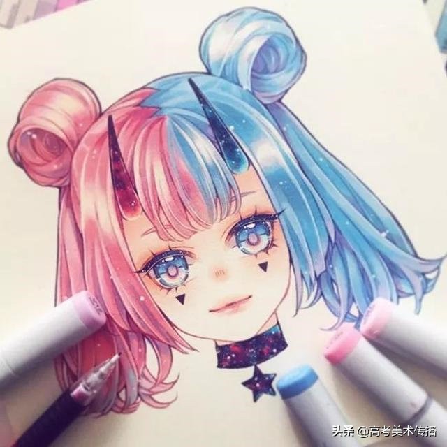 马克笔教程怎么涂肤色,马克笔要怎样涂才能涂到好看呢