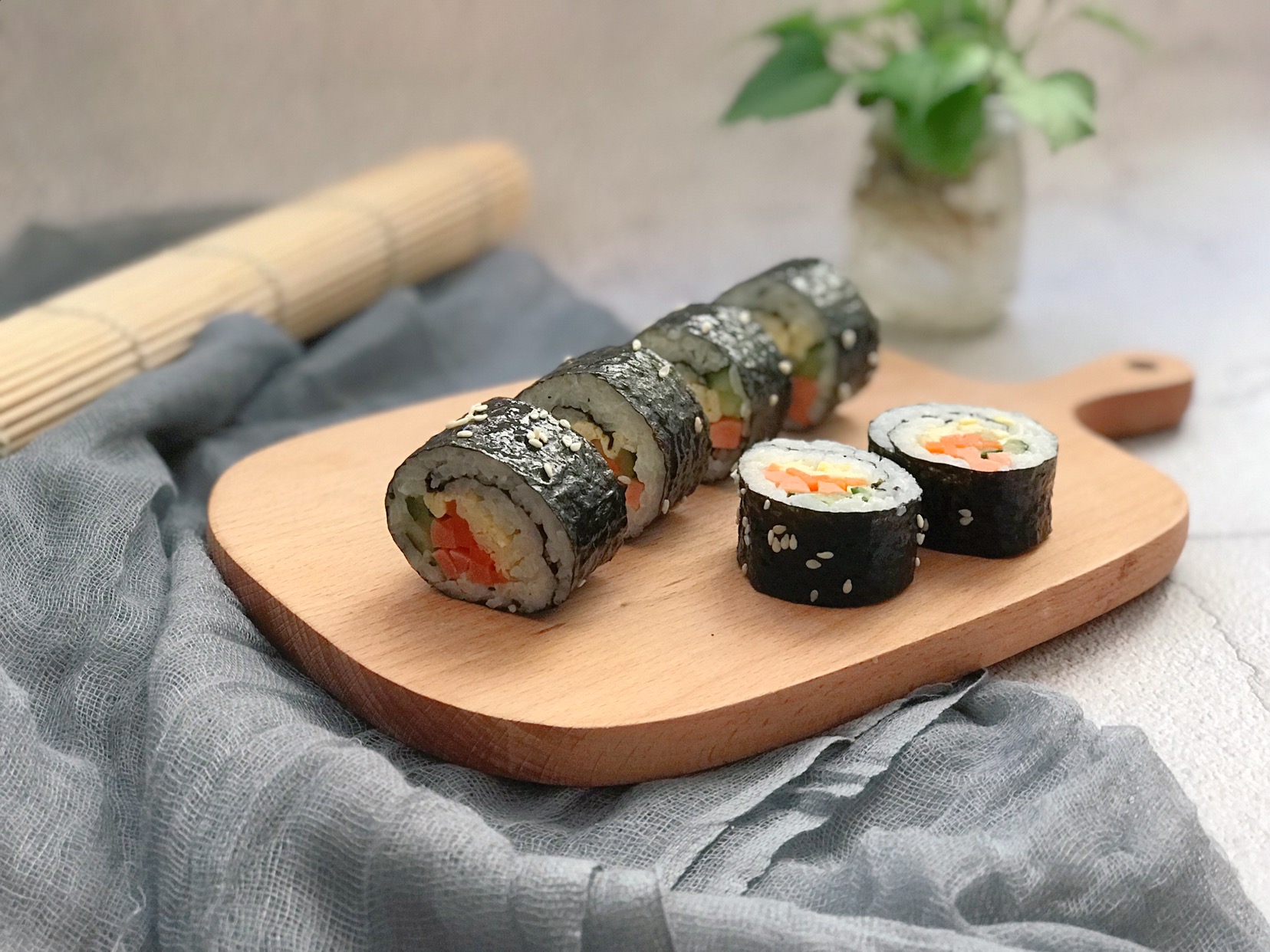 米饭紫菜的花样做法,米饭加海苔碎的花样吃法