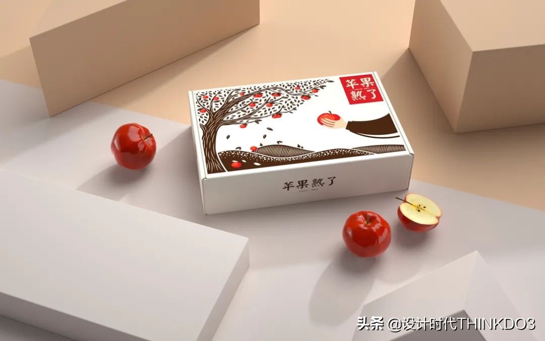 水果高端礼盒包装设计,高端水果礼盒包装设计
