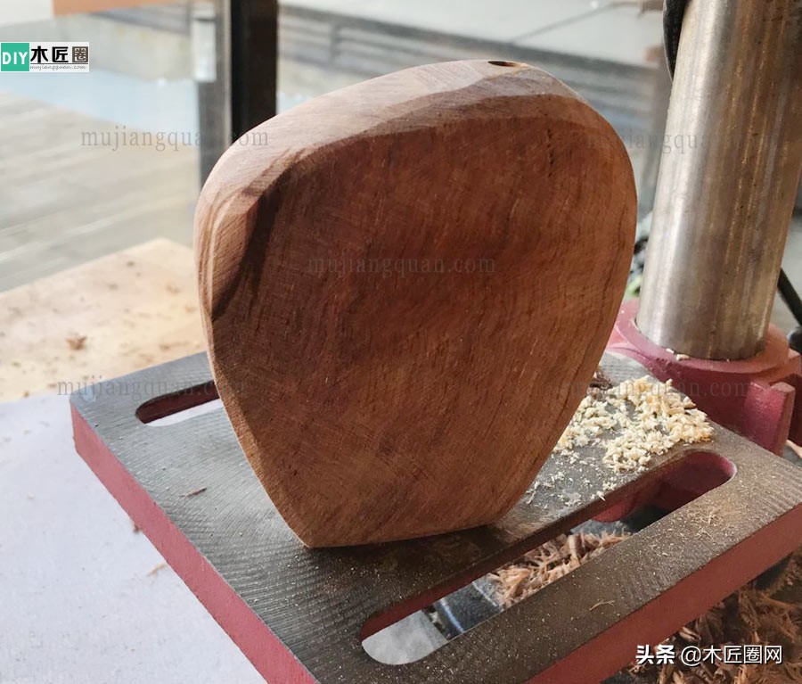 木工diy工艺品制作过程,插花瓶制作全过程