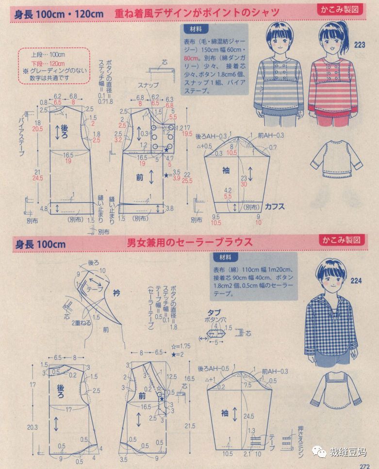 童装130羽绒服该怎么裁剪,大海服装裁剪童装防蚊裤视频