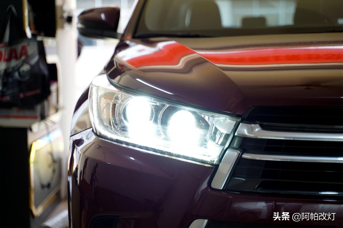 汉兰达卤素灯改led灯有必要吗,广州汉兰达改灯光多少钱