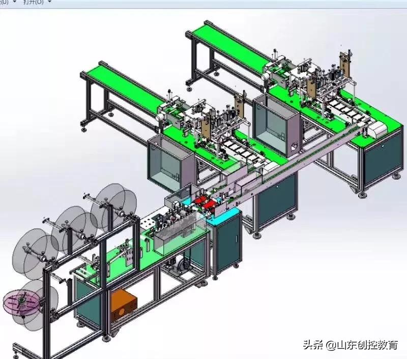 口罩机自动化编程学习,全自动口罩机面板操作讲解