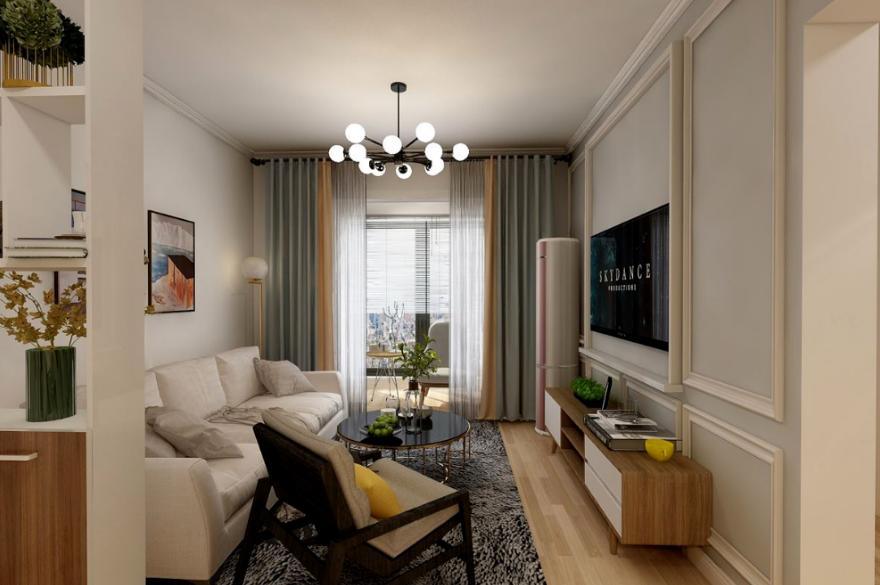 西安灞业大境89㎡丨现代简约风格