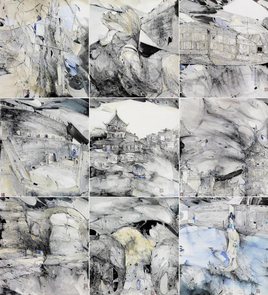 赵怡文中国画作品展,江苏书画院名家