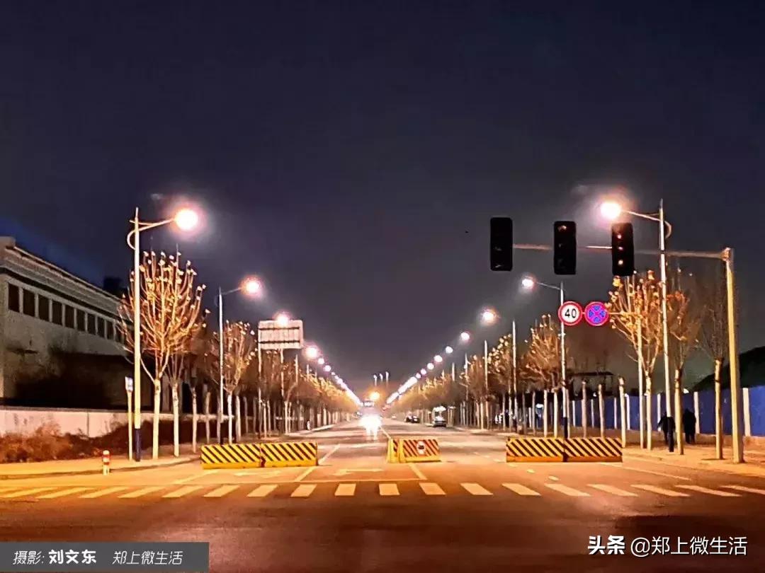 魅力小城夜景,魅力上街诗歌
