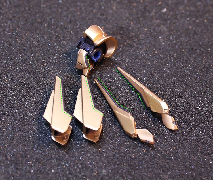 佳作：瘦脸神技，黄金拂晓高达改造