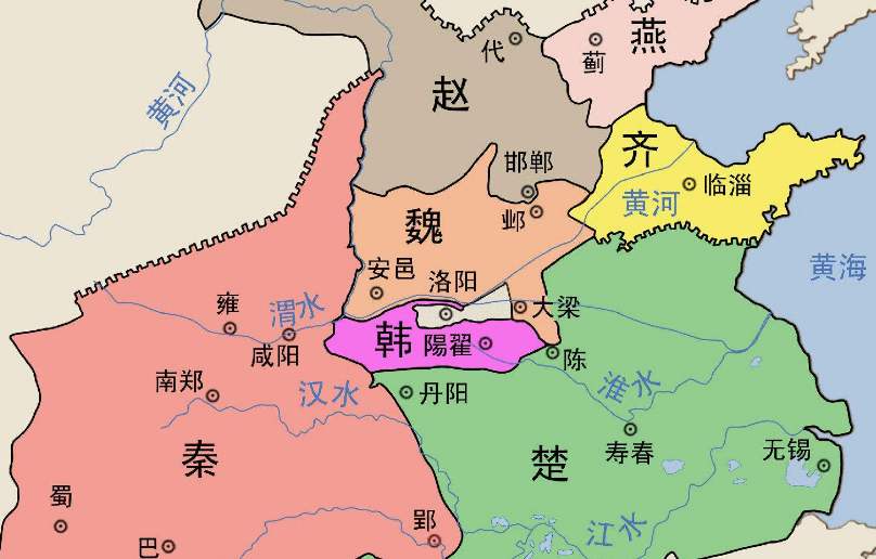 战国七雄的都城位于今天哪些地方,战国七雄的都城位于今天