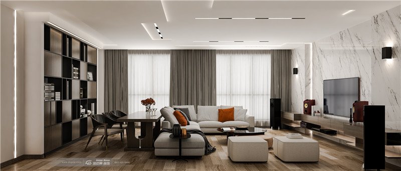 滇池俊府经典案例,滇池俊府120平装修