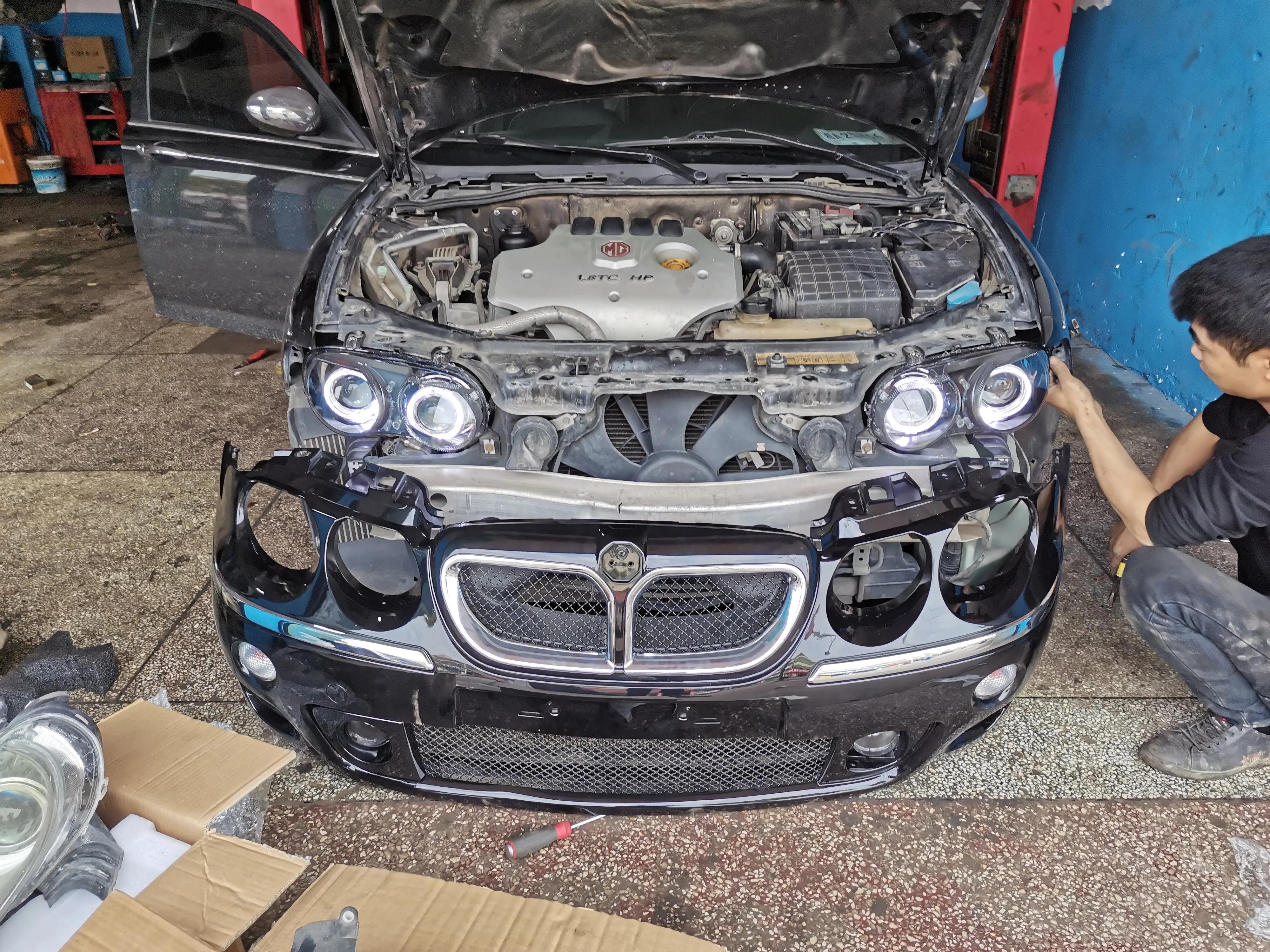 ⑤《打造我的名爵7Lmk1》文终于对题了，换掉MG7L的大嘴，上4眼杠