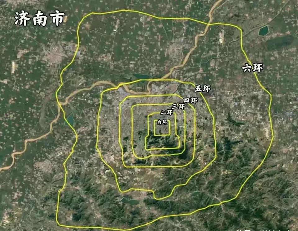 地级市和北京六环的发展对比,北京5环和广州外环面积对比