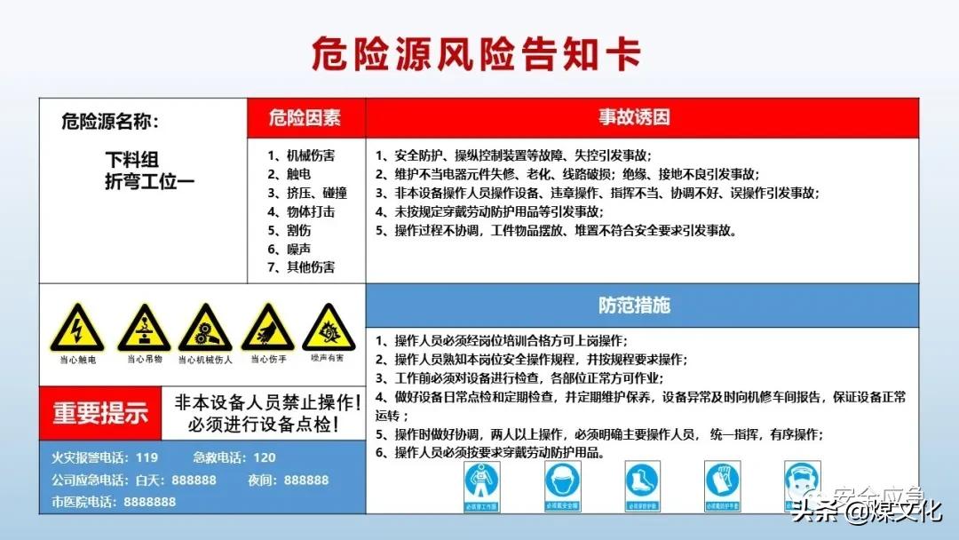 岗位风险告知卡最新模板,液化气站2021新版岗位风险告知卡