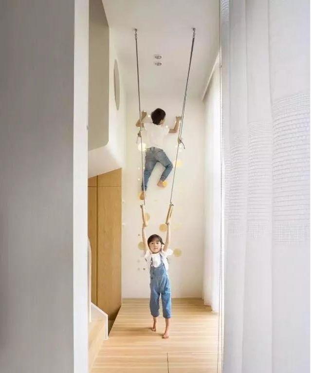 不到50平小房,变两层小别墅,将床架在半空中,瞬间多出间房