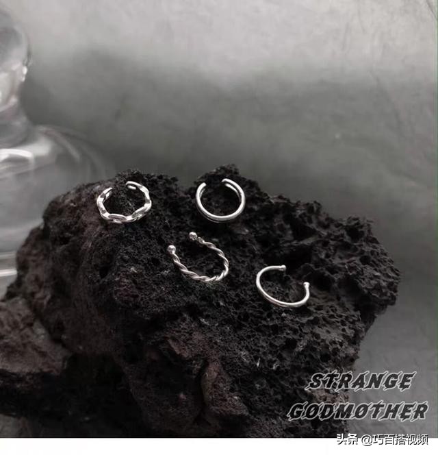 耳夹无耳洞高级仙气设计感,无耳洞耳夹简单大方