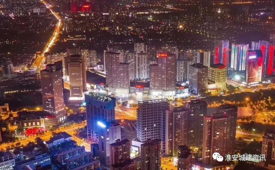 淮安万达广场图片夜景,淮安区万达新城市广场