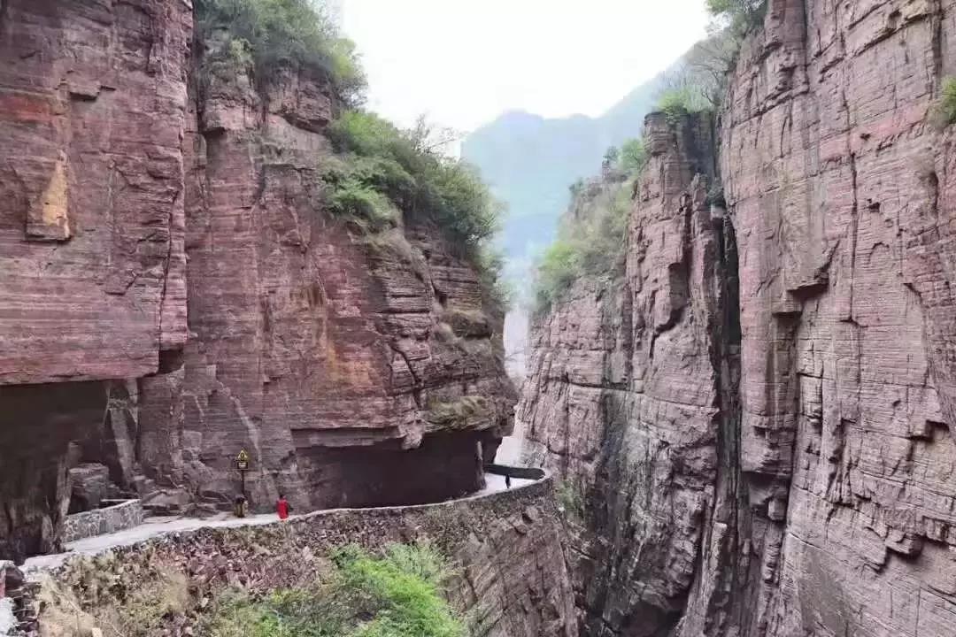 太行大峡谷挂壁公路自驾,郭亮太行大峡谷路线图
