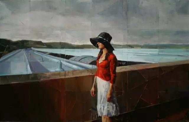 画家纯手绘油画,现实主义人物油画作品欣赏