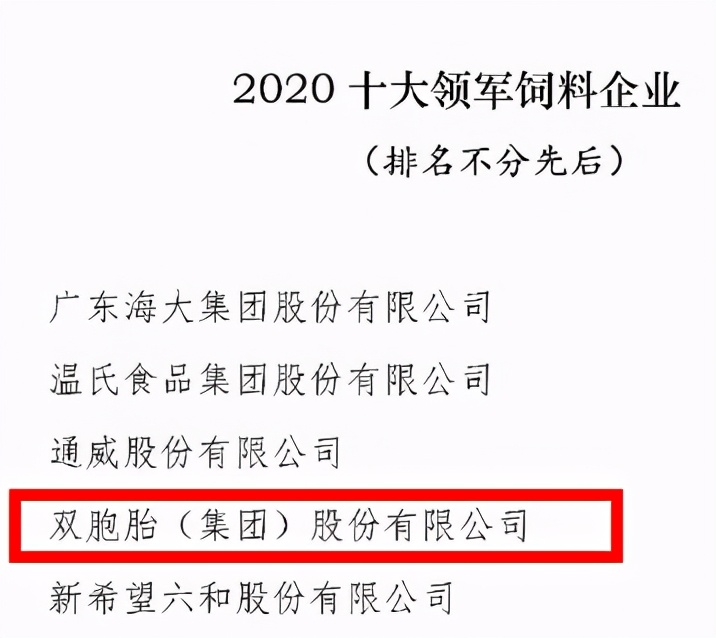 中国十大饲料领军企业,全球饲料十大巨头排名