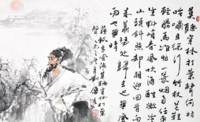 与友人遇风雨，苏轼淡定写了首词，蕴含人生哲理，读完爱不释手