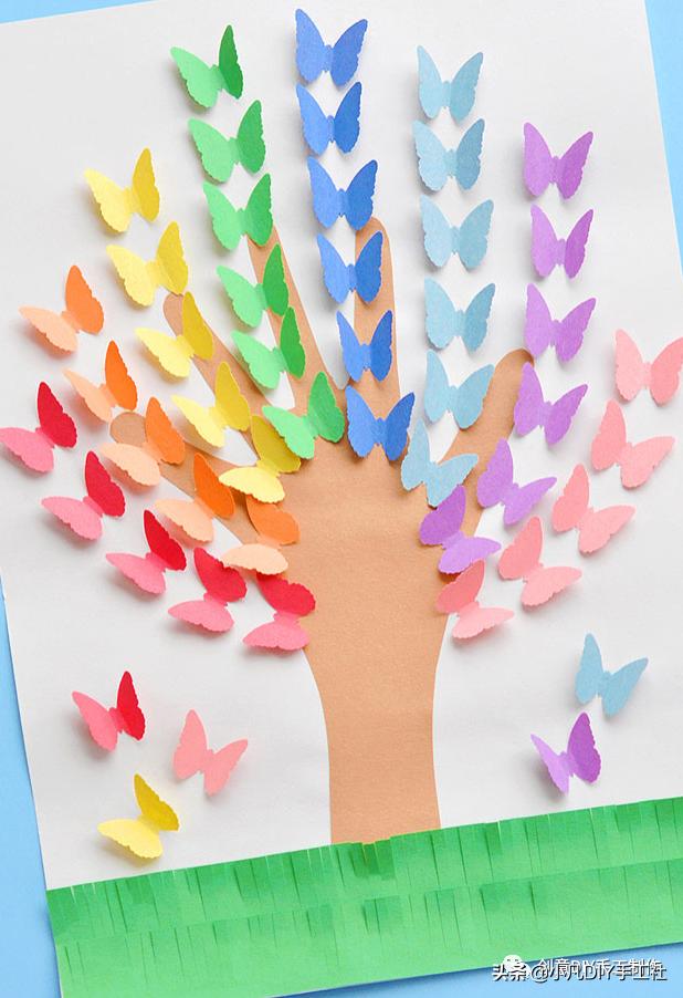 植树节手工又简单又漂亮,植树节绿色手工创意作品