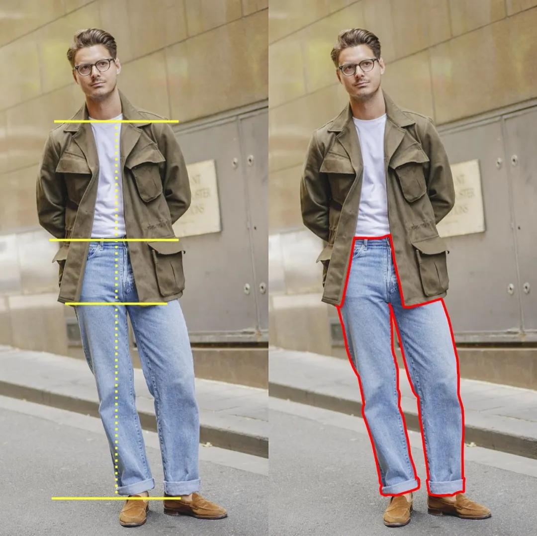 微喇牛仔裤怎么看合不合身,如何判断牛仔裤合不合身