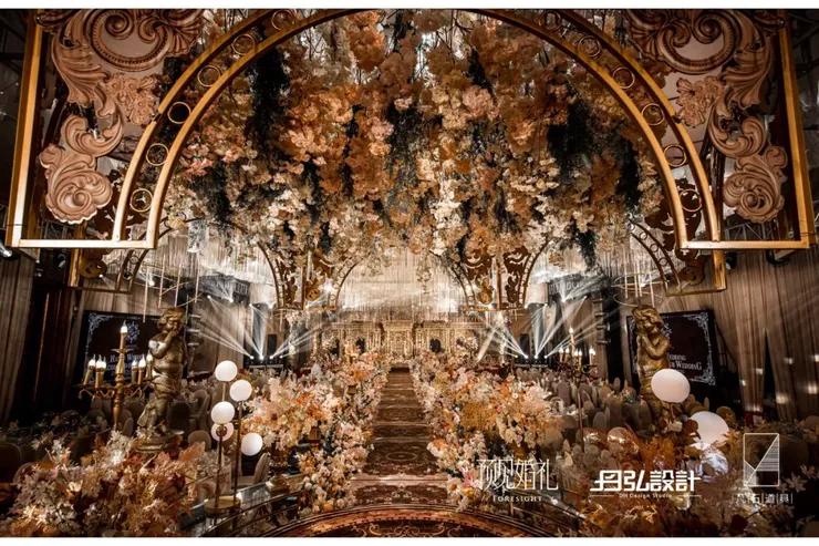 莫奈宫廷风婚礼,神秘梦幻的法式莫奈花园婚礼