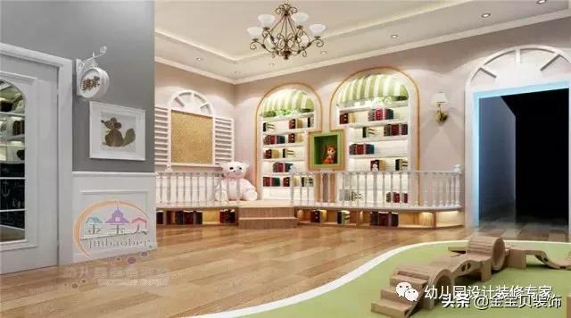 欧式幼儿园设计效果,幼儿园北欧风森系风格