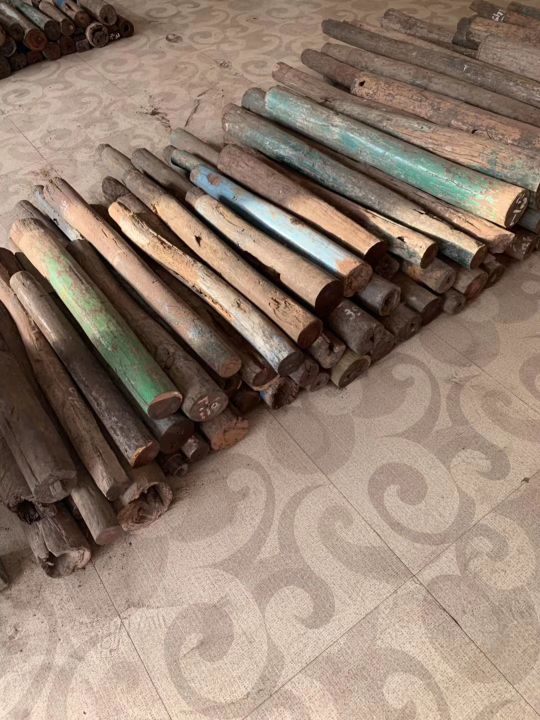 小叶紫檀原木老料手串,小叶紫檀木头香味