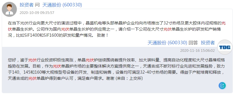 天通股份2018年快报,天通股份有利好消息吗