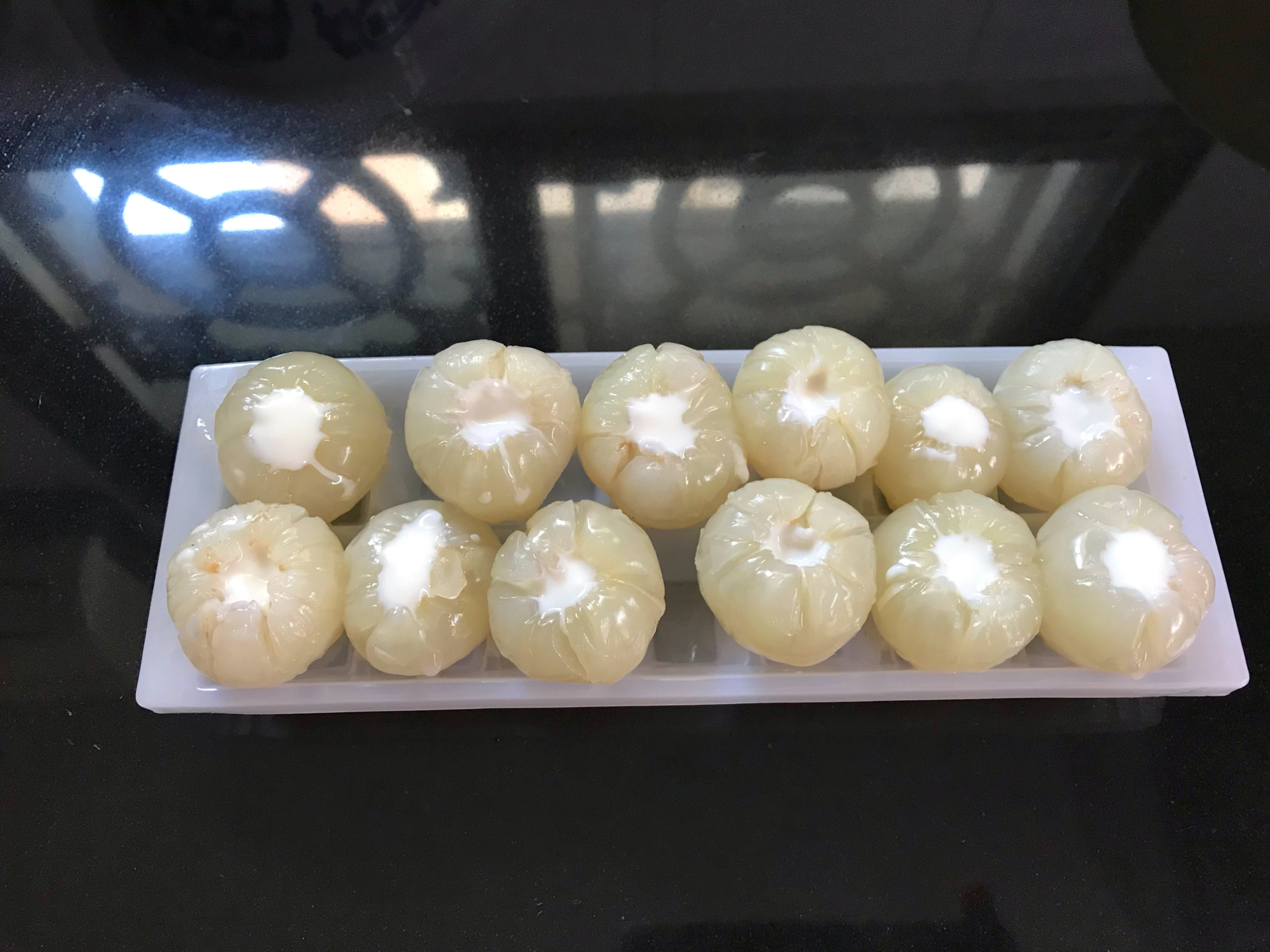 荔枝酸奶冻新吃法,荔枝冻吃法大全