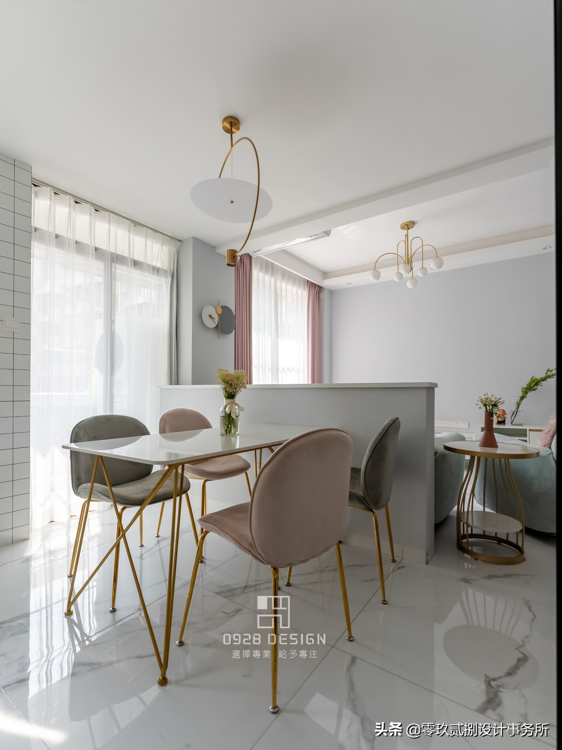 「零玖贰捌设计」65㎡“老破小”格局全改,变身阳光明媚小清新