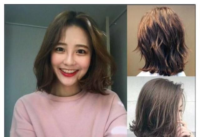 减龄短发波波头女图,俏皮可爱波波头造型很好看又减龄