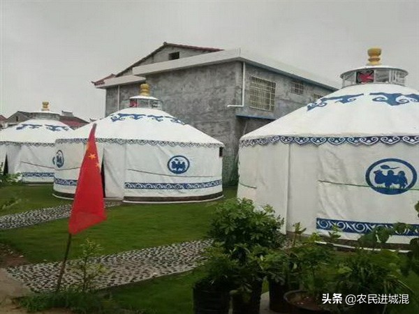 乡村蒙古包生态农家乐,低成本高品质农家乐选择蒙古包