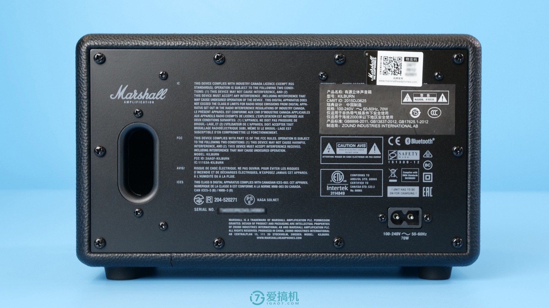 马歇尔kilburn音箱开箱,马歇尔marshallkilburnii音箱拆解