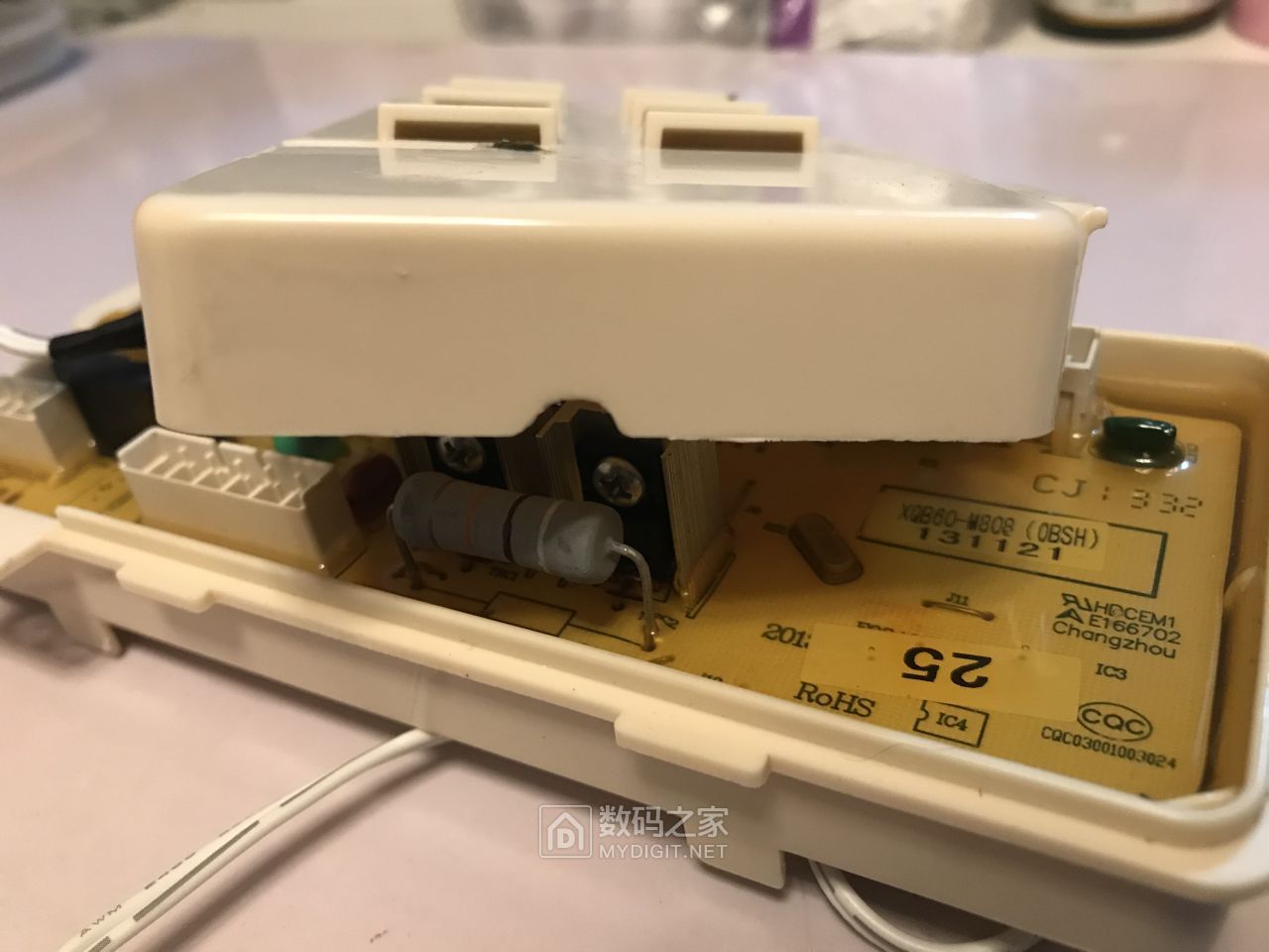 三洋xqb60-m808洗衣机故障码,拆机老洗衣机