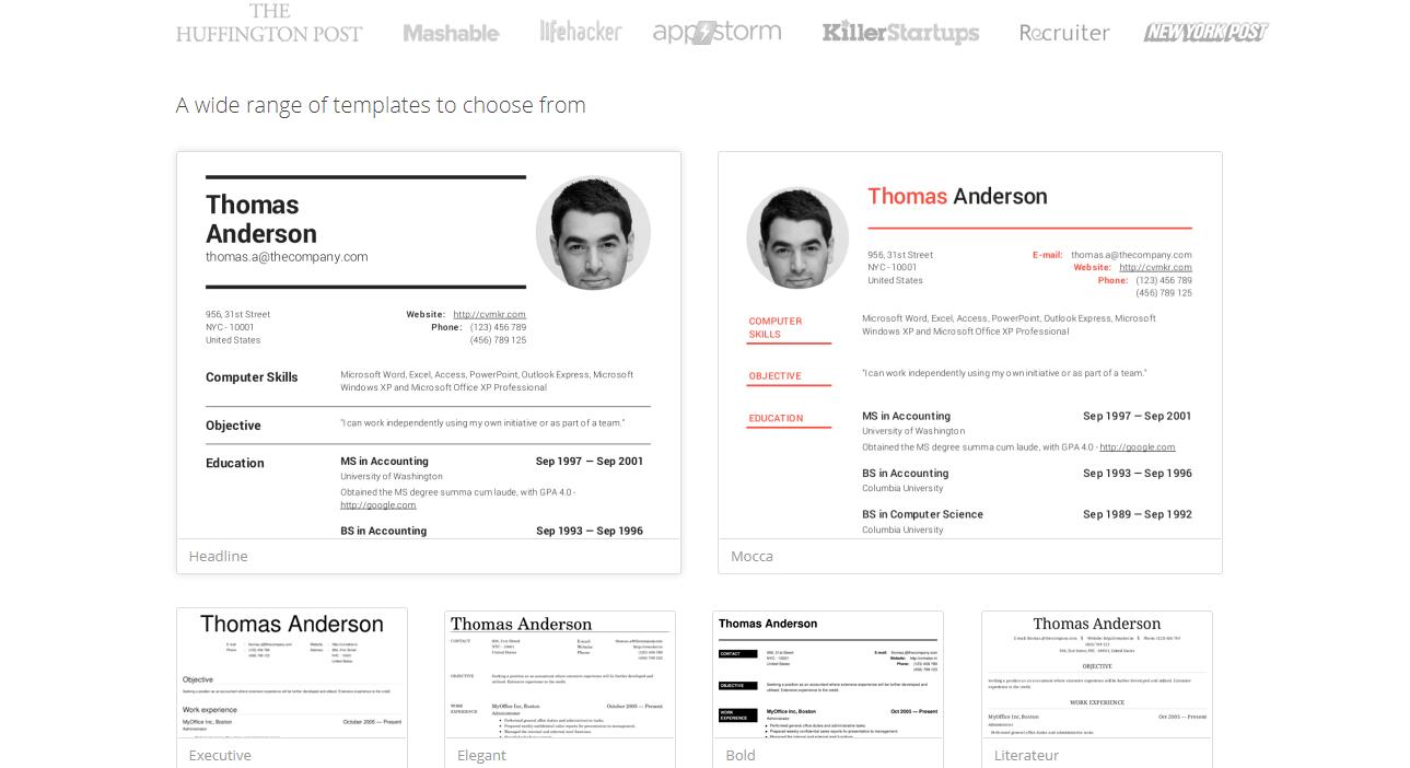应届生求职平台推荐,免费毕业生求职简历模板网站