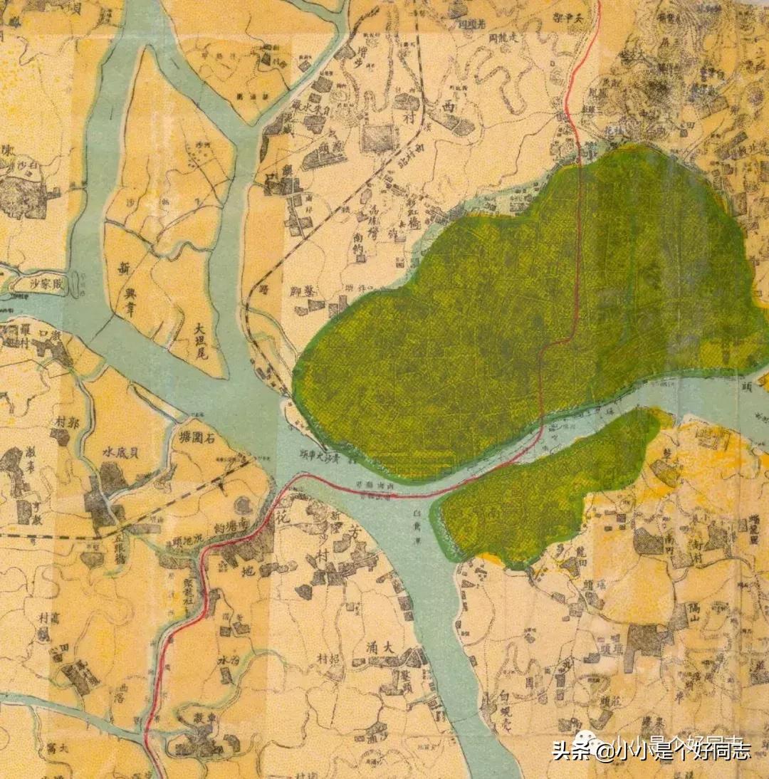 佛山南海之前的旧地图,旧佛山地图