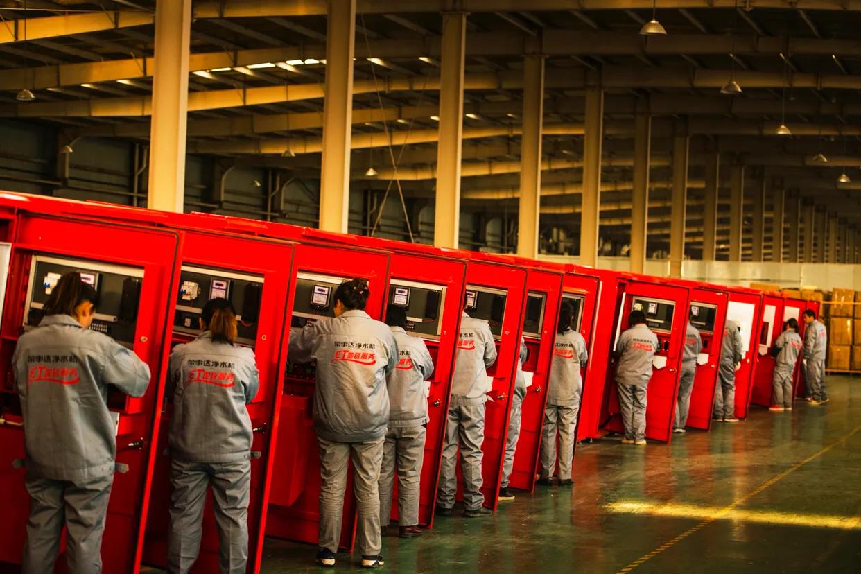 荣事达大型净水机,荣事达净水器市场效应