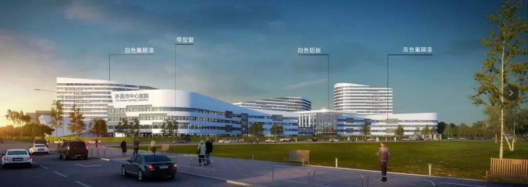 许昌市中心医院鹿鸣湖院区,许昌市中心医院新院区占地多少亩