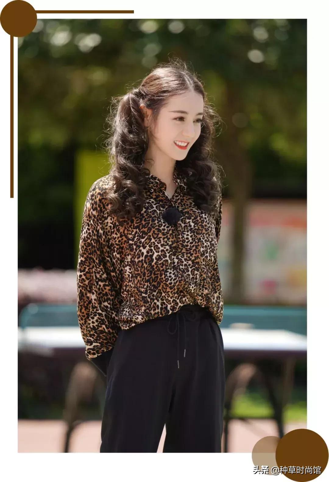 羊毛卷头发t恤穿搭,夏季烫羊毛卷穿搭